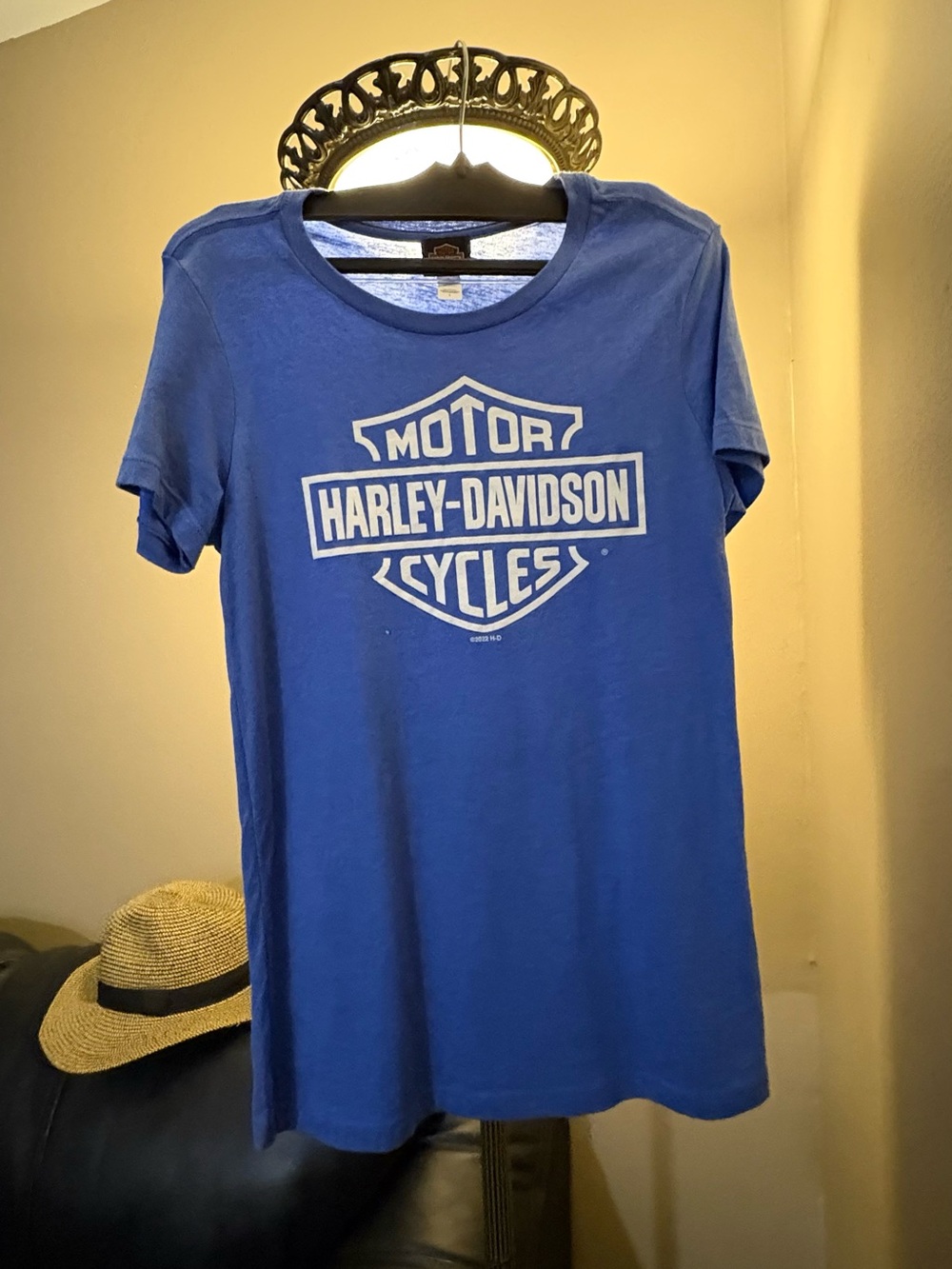 Harley-Davidson Royal Blue Logo Short Sleeve Tee